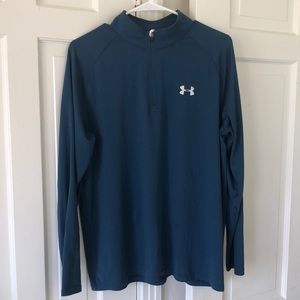 Under Armour | Men’s Blue Loose Heat Gear Pullover